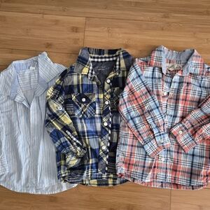 Boys Button Down Shirt Bundle 3T